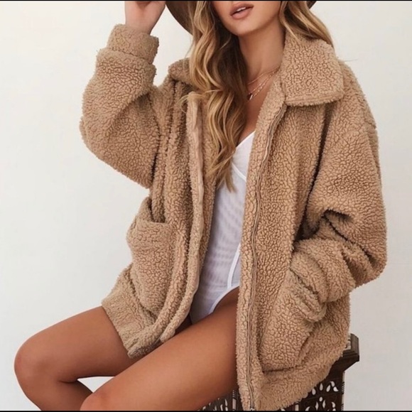 COPY - ✨Host Pick✨ I.AM.GIA | pixie coat - oversized teddy jacket - Picture 1 of 16